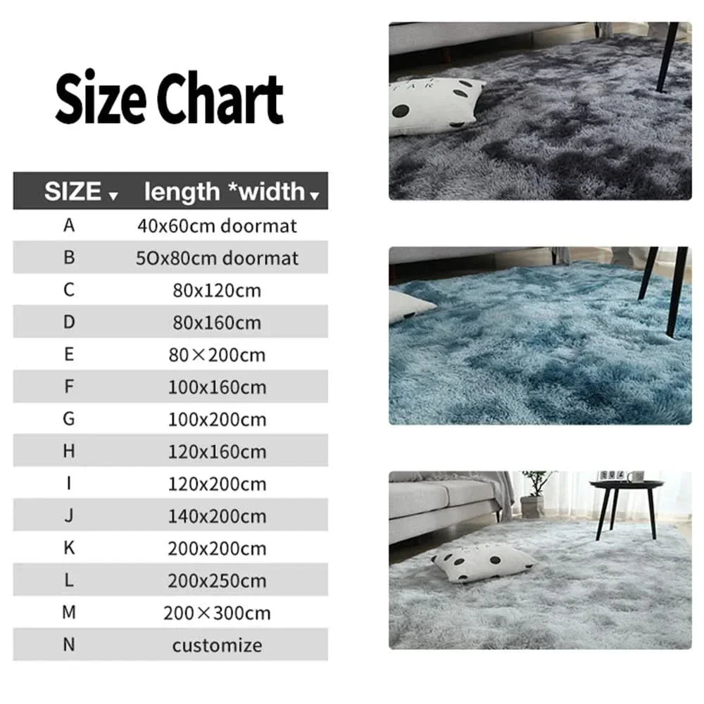Soft Faux Fur Shaggy Carpet