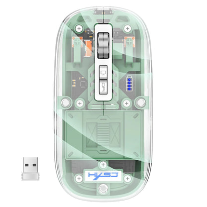 Clear Wireless Bluetooth Computer Mouse