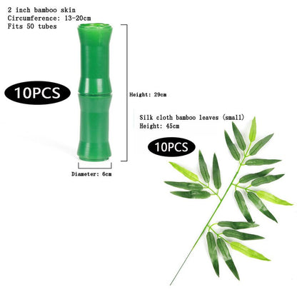 Natural Bamboo Pipe Insulation Cover Kit