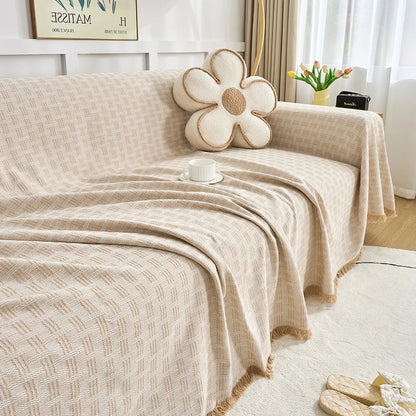 Soft Reversible 3-4 Seater Sofa Cover