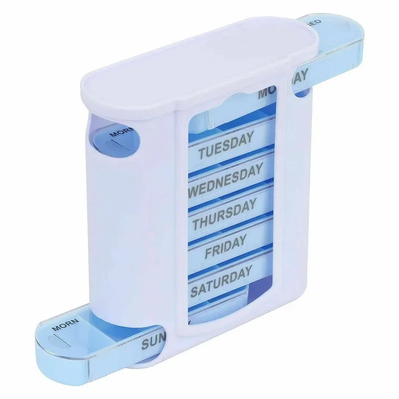 Daily Pill Box Organizer 7 Day Portable Case