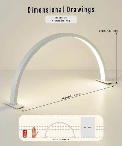 Portable LED Nail Light with Half Moon Design