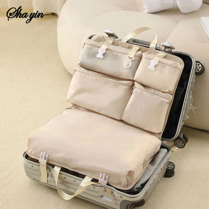 Compact 6-in-1 Folding Travel Bag Set