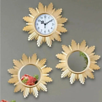 Elegant Watch and Decorative Mirror Set