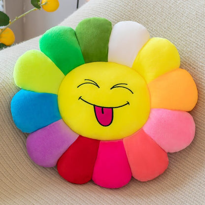 Bright Floral Soft Cushion Pillow