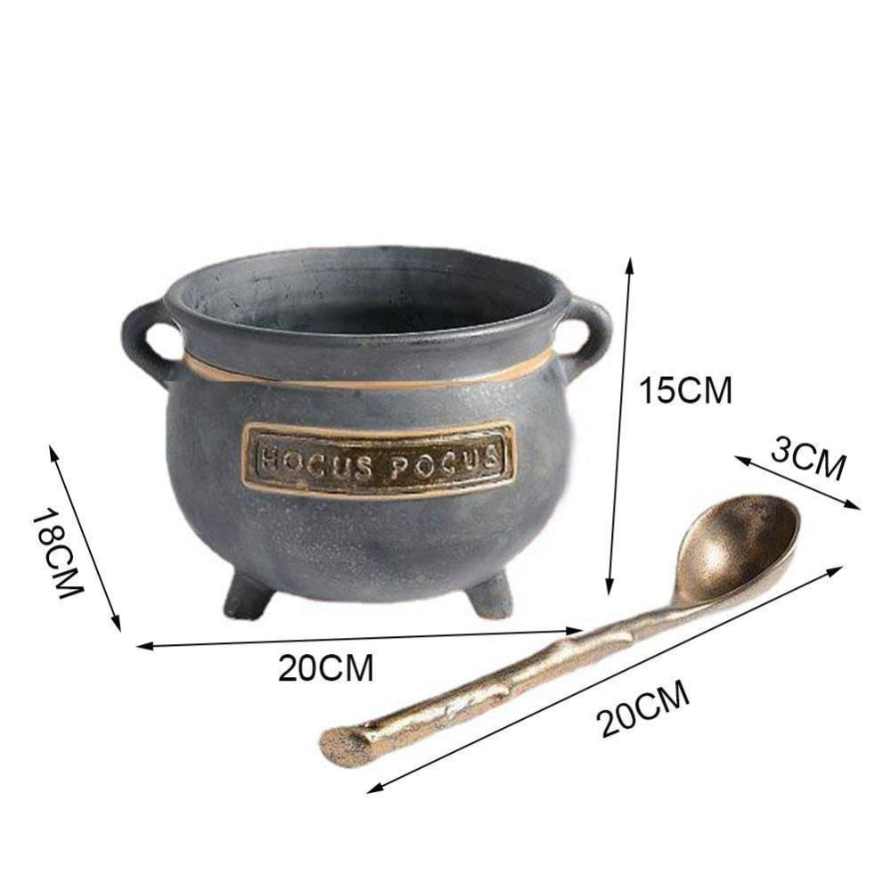 Spooky Witch Cauldron Bowl