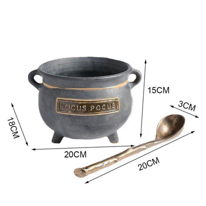 Spooky Witch Cauldron Bowl