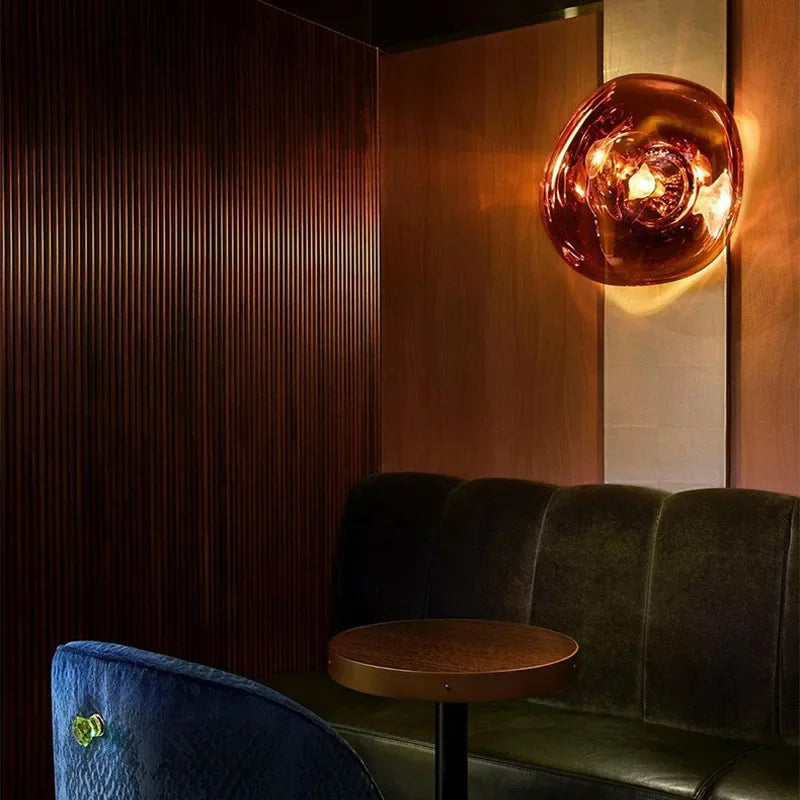 Stylish Lava effect Wall Light in Nordic Design