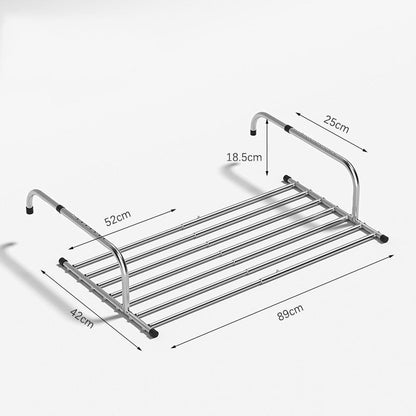 Space Saving Stainless Steel Folding Drying Rack - Fesara
