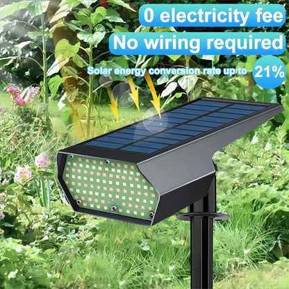 Bright Outdoor Solar Spotlight 92LED Garden Light