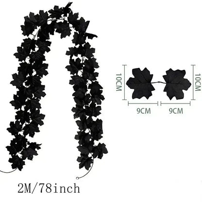 Autumn Maple Leaf Artificial Garland for Home Decor