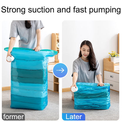 Compact Storage Bag with Vacuum Sealer Pump