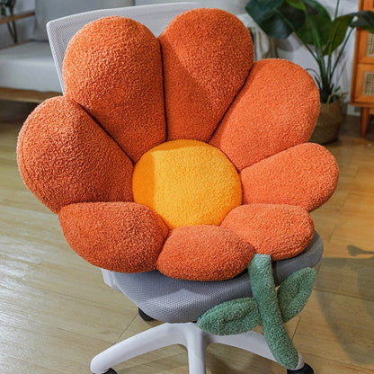 Comfortable Floral Sunflower Chair Cushion