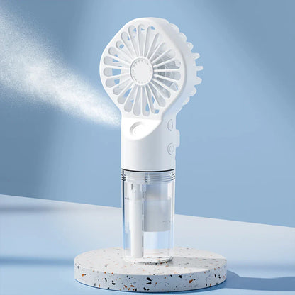 Compact Personal Misting Fan with USB Rechargeable Design - Fesara