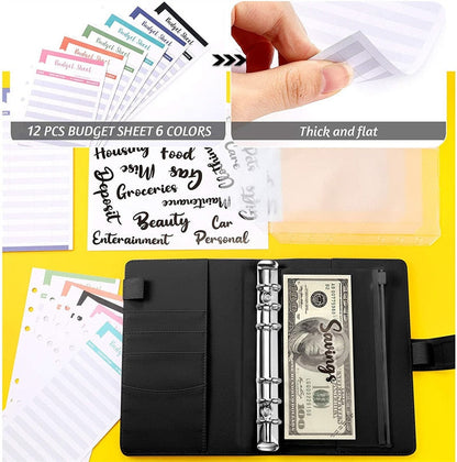 Premium Leather Wallet Notebook Organizer