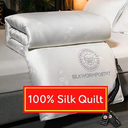 Soft Mulberry Silk Winter Comforter