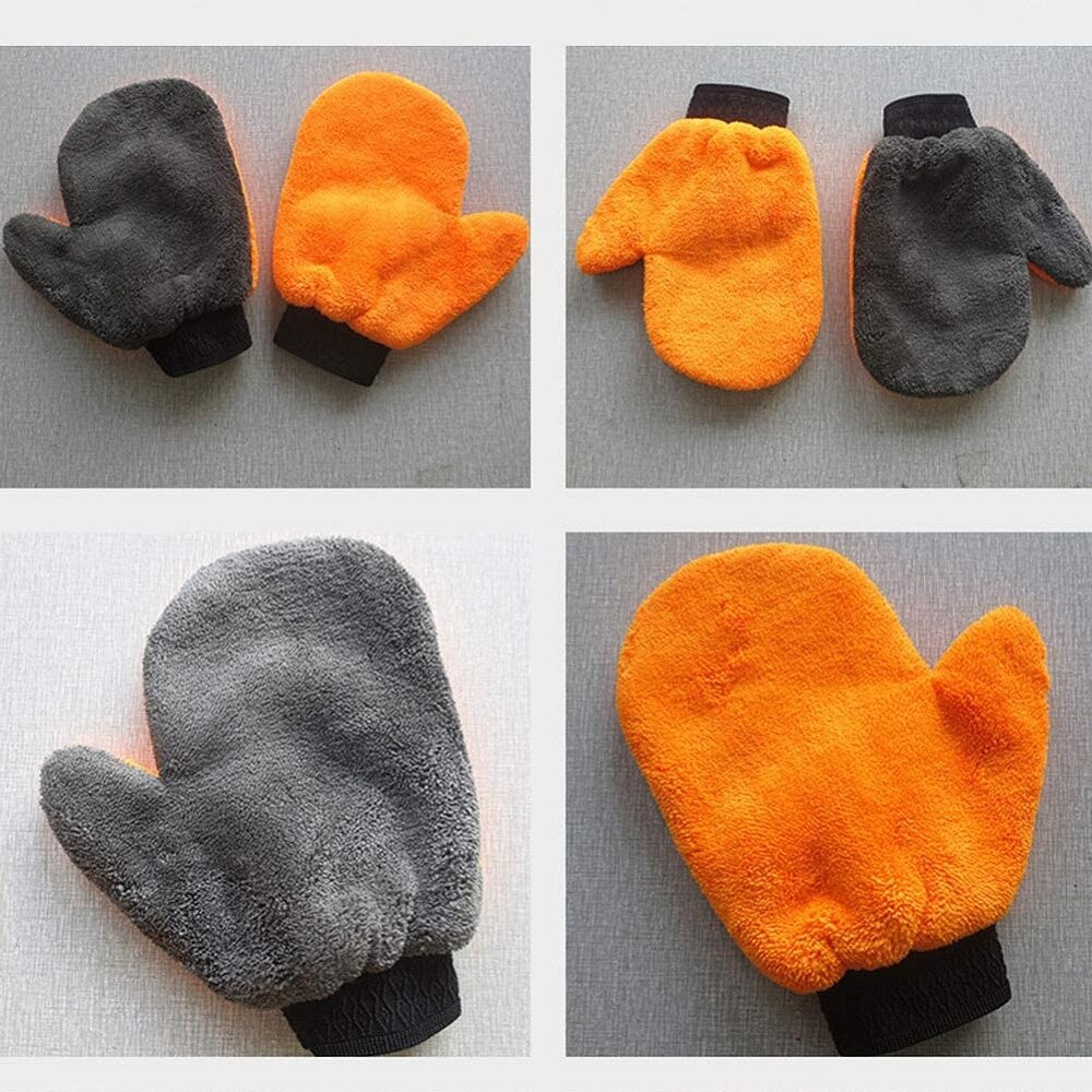 Microfiber Dual Sided Auto Cleaning Glove