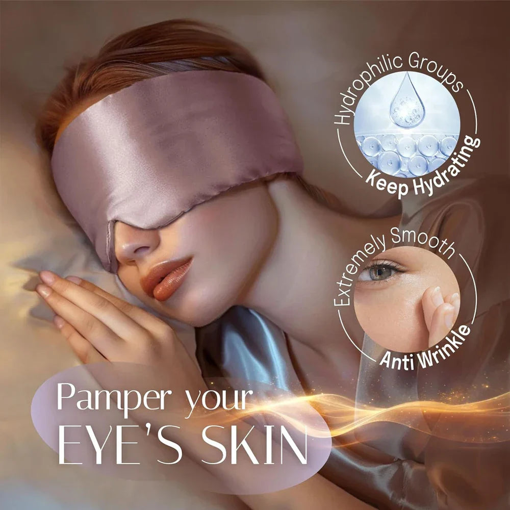 Soft Silk Sleep Eye Mask for Better Rest