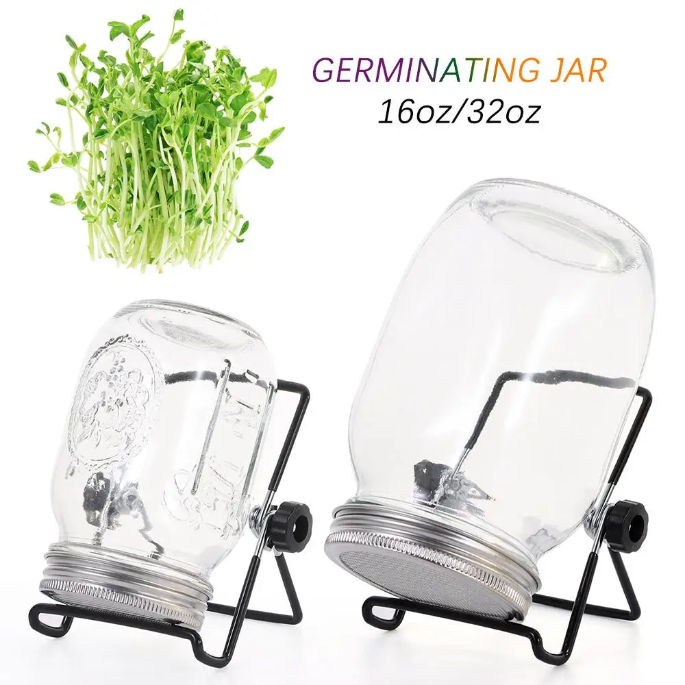 Easy Sprout Jar Starter Kit Stainless Steel Lid