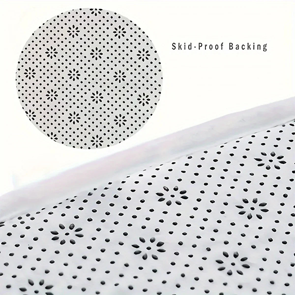 Plush Bathroom Mat with Non Slip Bottom