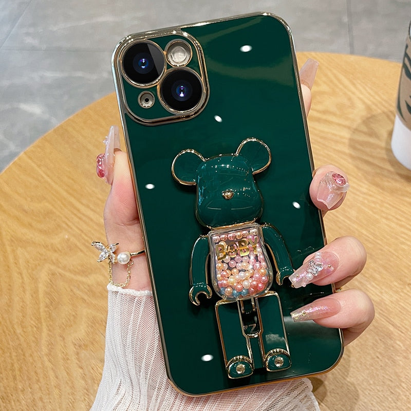 Fun Bear Design 3D Phone Case