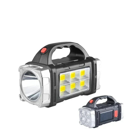 Portable Solar Charger with LED Light - Fesara