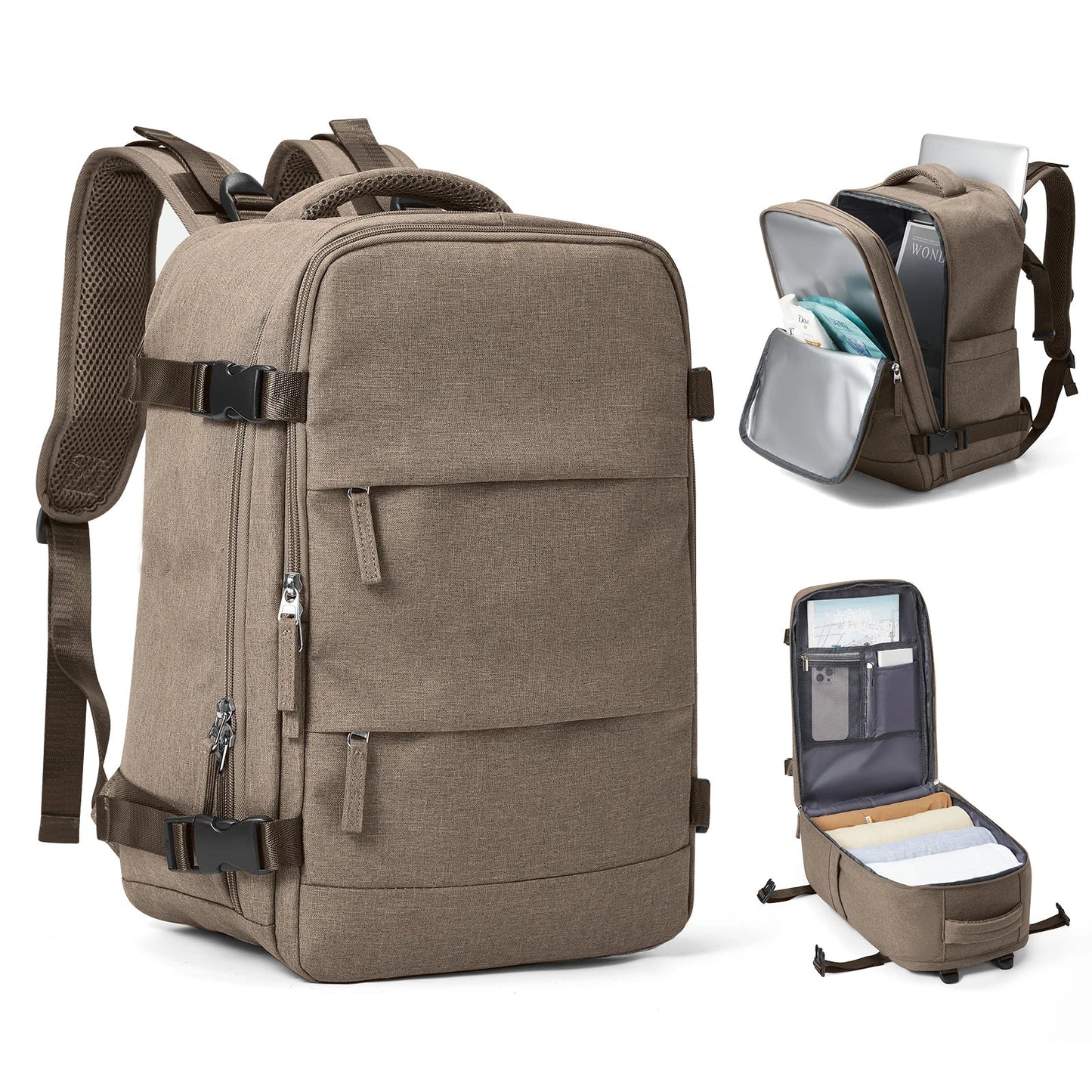Waterproof Travel Backpack with Laptop Sleeve