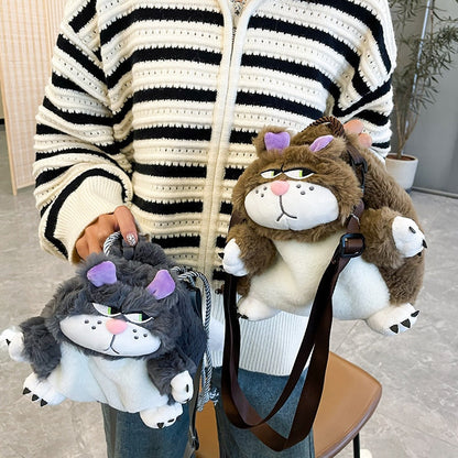 Fesara Cute Kitten Purse Bag