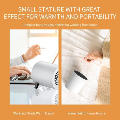 Compact Electric Space Heater 600W Fast Warmth