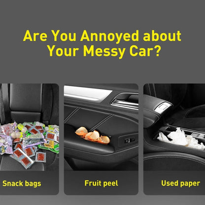 Car Back Seat Hanging Trash Can Organizer