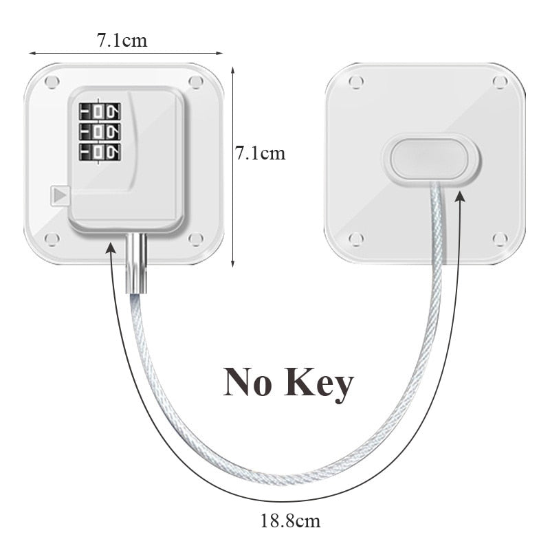 Childproof Easy Install Safety Cabinet Lock