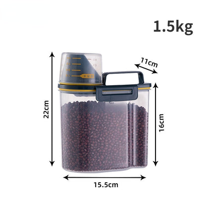 Fresh Pet Food Keeper Measuring Storage Container