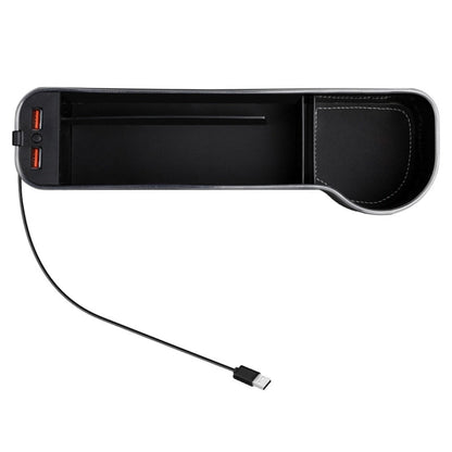 Premium Car Seat Storage USB Charger Organizer