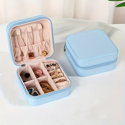 Portable Jewelry Travel Box Case