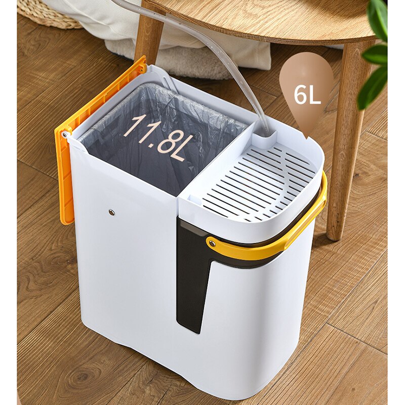 Dual Compartment Indoor Recycling Bin