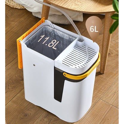 Dual Compartment Indoor Recycling Bin