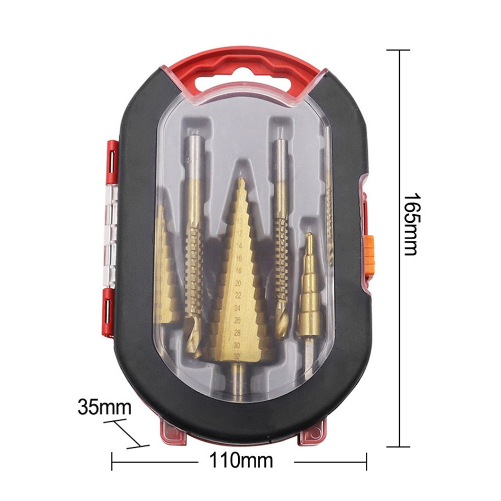 Precise 6-Piece Metal Drill Bit Set