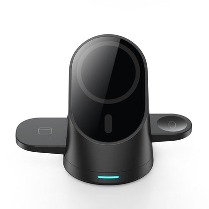 Compact 3 in 1 Wireless Charging Station Stand