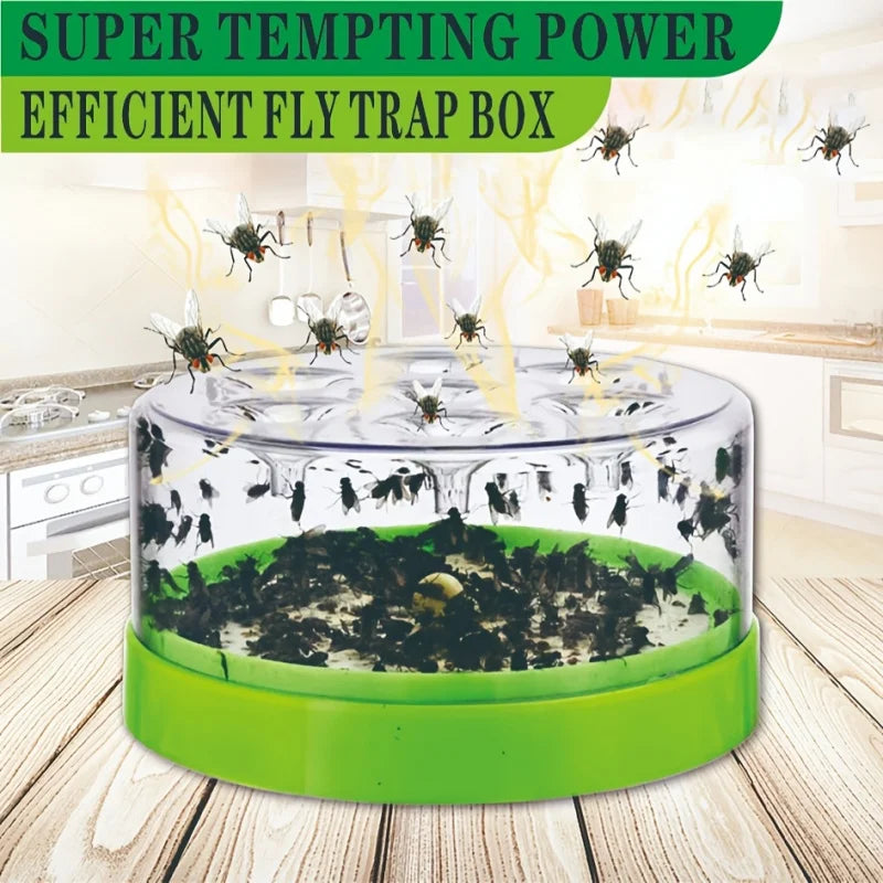 Effective Reusable Fly Catcher Trap with 7 Entrances - Fesara