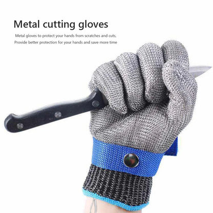Heavy Duty Metal Mesh Safety Work Gloves