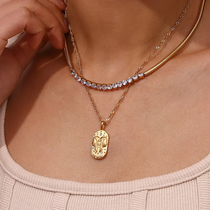 Delicate Astrology Symbol Pendant Necklace