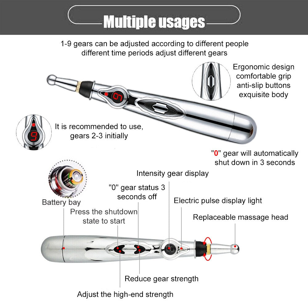 Relaxing Electronic Acupuncture Massage Pen