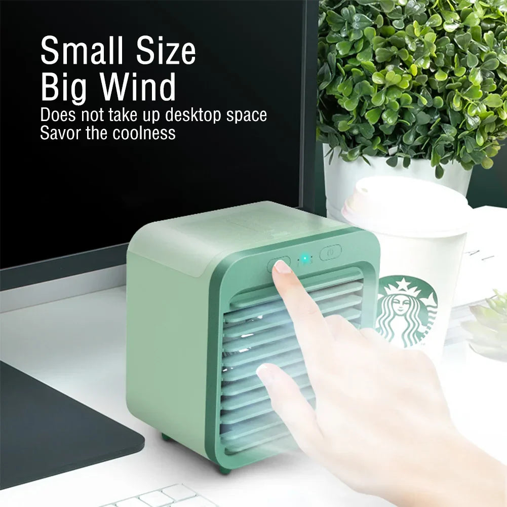 Compact Personal USB Fan with 3-Speed Cooling Mode