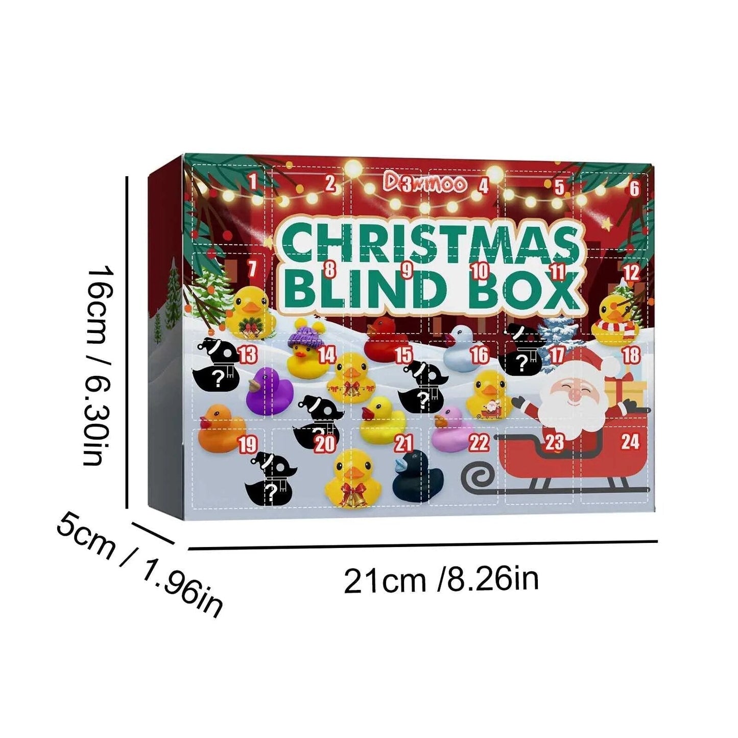 Fun Daily Duck Bath Toy Advent Calendar