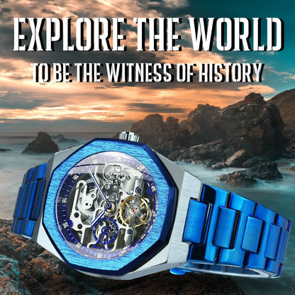 Luxury Skeleton Automatic Men's Watch