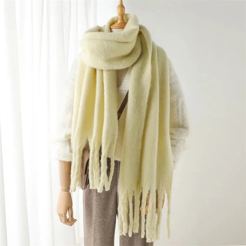 Cozy Solid Color Fesara Throw Blanket