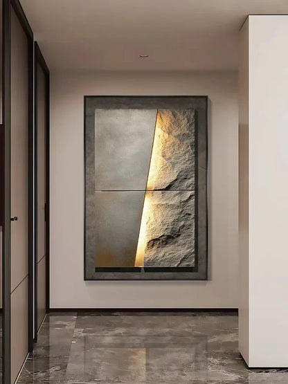 Stylish Stone Effect LED Ceramic Wall Light