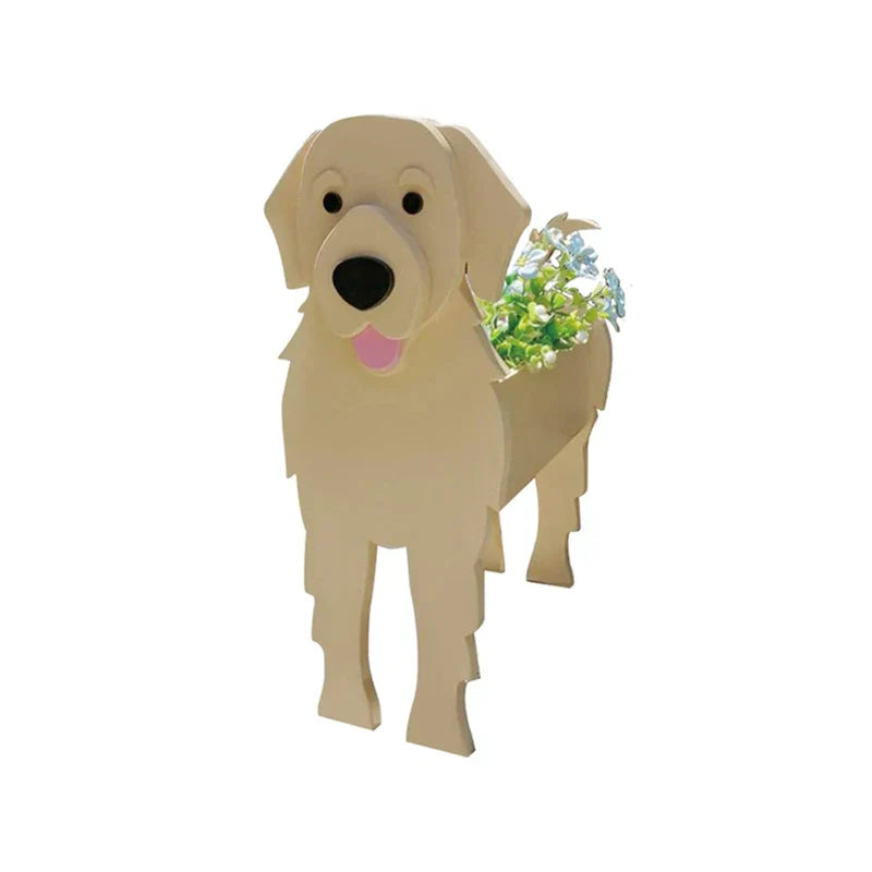 Cute Dog Planter Pot - Fun Pet Flower Container