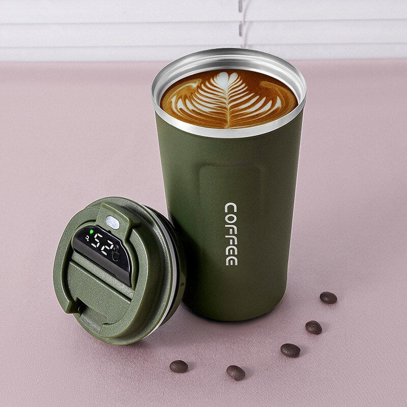 Intelligent LED Thermometer Smart Coffee Mug