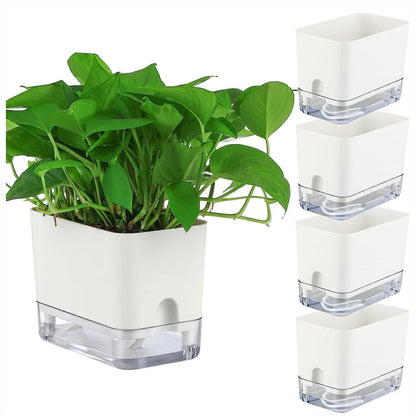 Smart Indoor Planter with Water Indicator & Self Watering